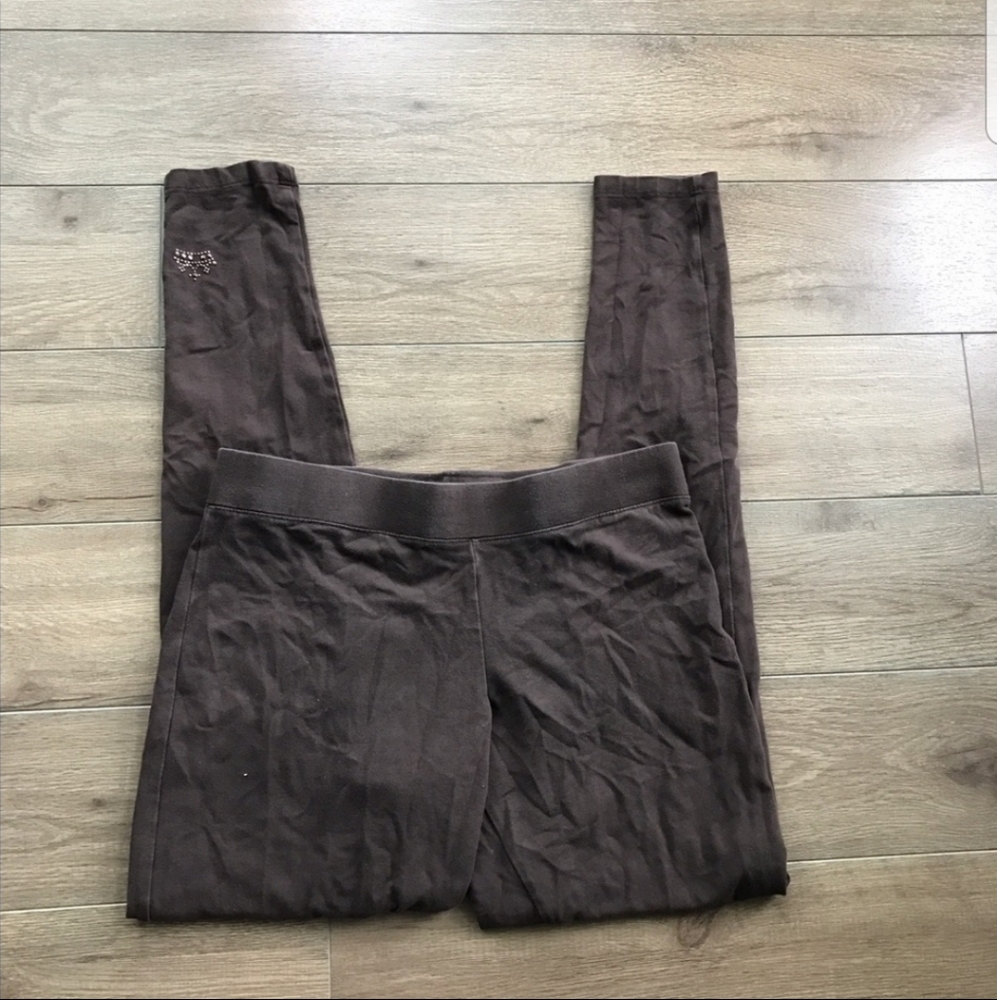 Express leggings pants crown Sz medium brown 29"